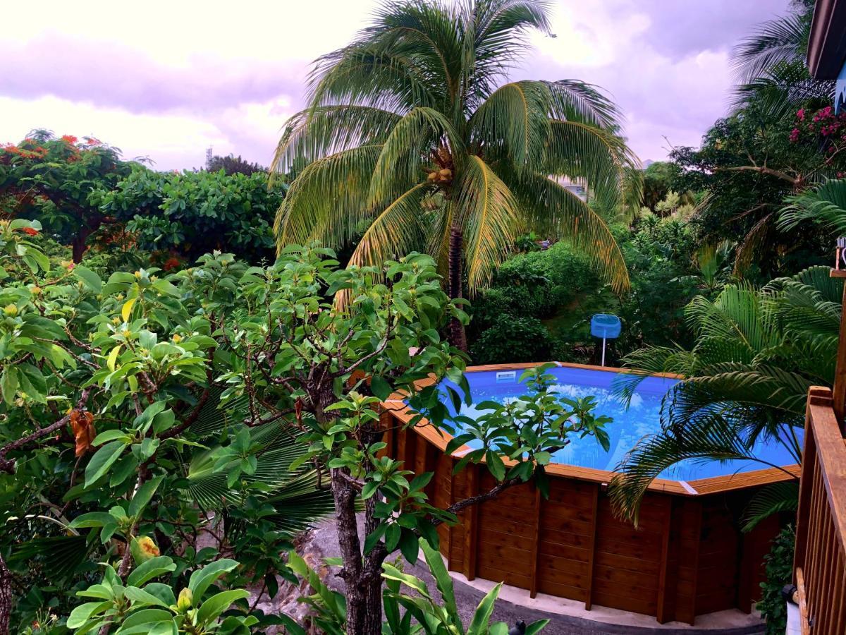 Villa Nature Caraibe Lodge, Vue Mer, Piscine Privee Deshaies Exterior foto
