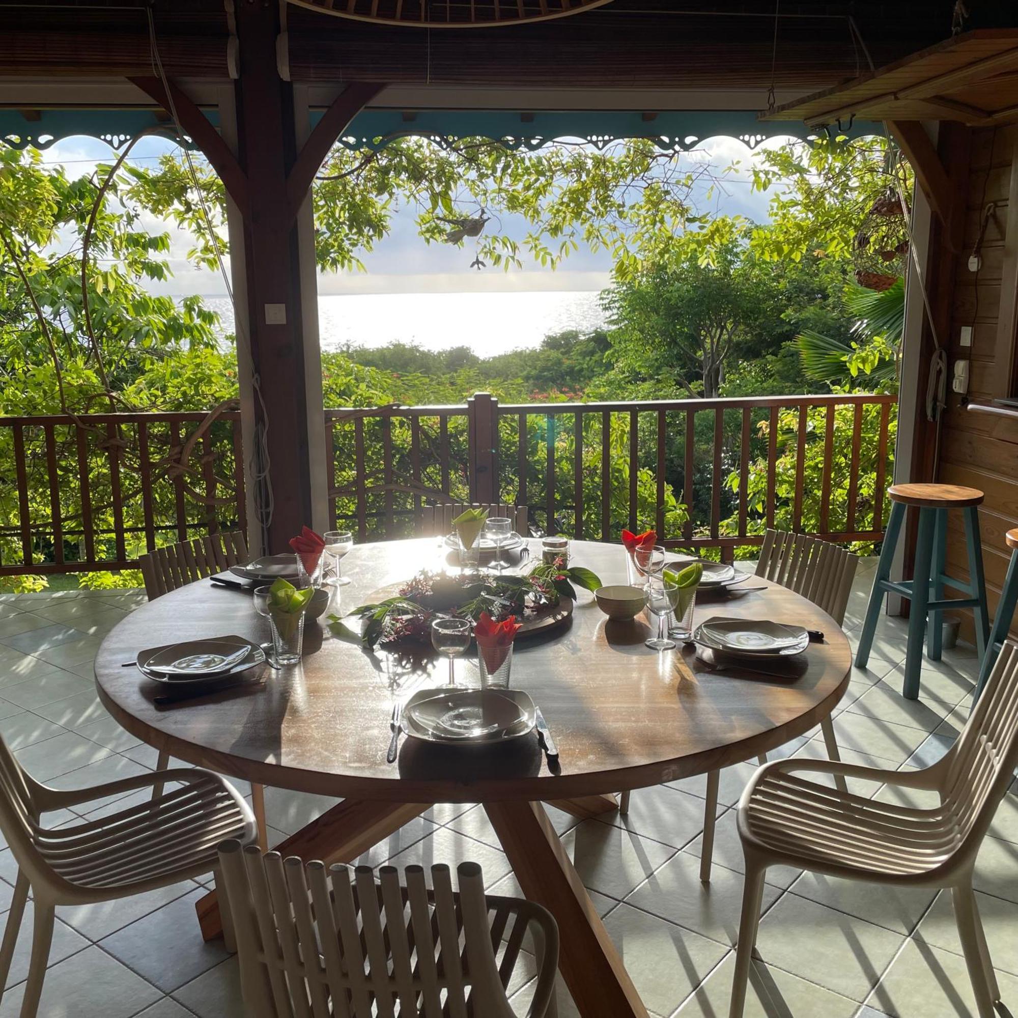 Villa Nature Caraibe Lodge, Vue Mer, Piscine Privee Deshaies Exterior foto